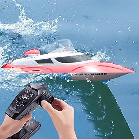 CELINEZL Digitaler Fotorahmen HongXunJie HJ806 24 GHz WasserkAhlung Rennboote mit Fernbedienung Auto-Flip-Funktion 200 Reichweite Schwarz Farbe Red CELINEZL Digitaler Fotorahmen HongXunJie HJ806 24 GHz WasserkAhlung Rennboote mit Fernbedienung Auto-Flip-Funktion 200 Reichweite Schwarz Farbe Red