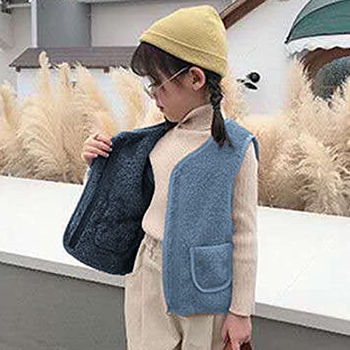 Boys Girls Fleece Vest Kids Polar Fleece Zipper Jacket Sleeveless Fall Winter Warm Outerwear With Rain Suit Kids2