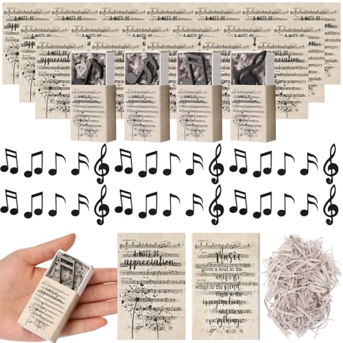 Set de 20 Imanes Decorativos Musicales Mini Notas