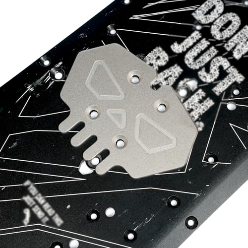 Image of Titanium Skid Plate Chassis Guard Protector for ARRMA 6S | 1 /8 Kraton /Notorious /Outcast /Talion /Typhon 1 /7 Mojave /Felony /Infraction /Fireteam,2mm Chassis Armor Bottom Cover-for Central