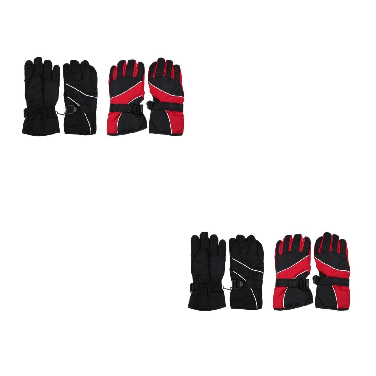 SOIMISS 4paare Unisex Winterhandschuhe wasserdichte Und rutschfeste Skihandschuhe Für Outdoor-aktivitäten Warm Und Strapazierfähig Zum Radfahren Laufen Und Skifahren