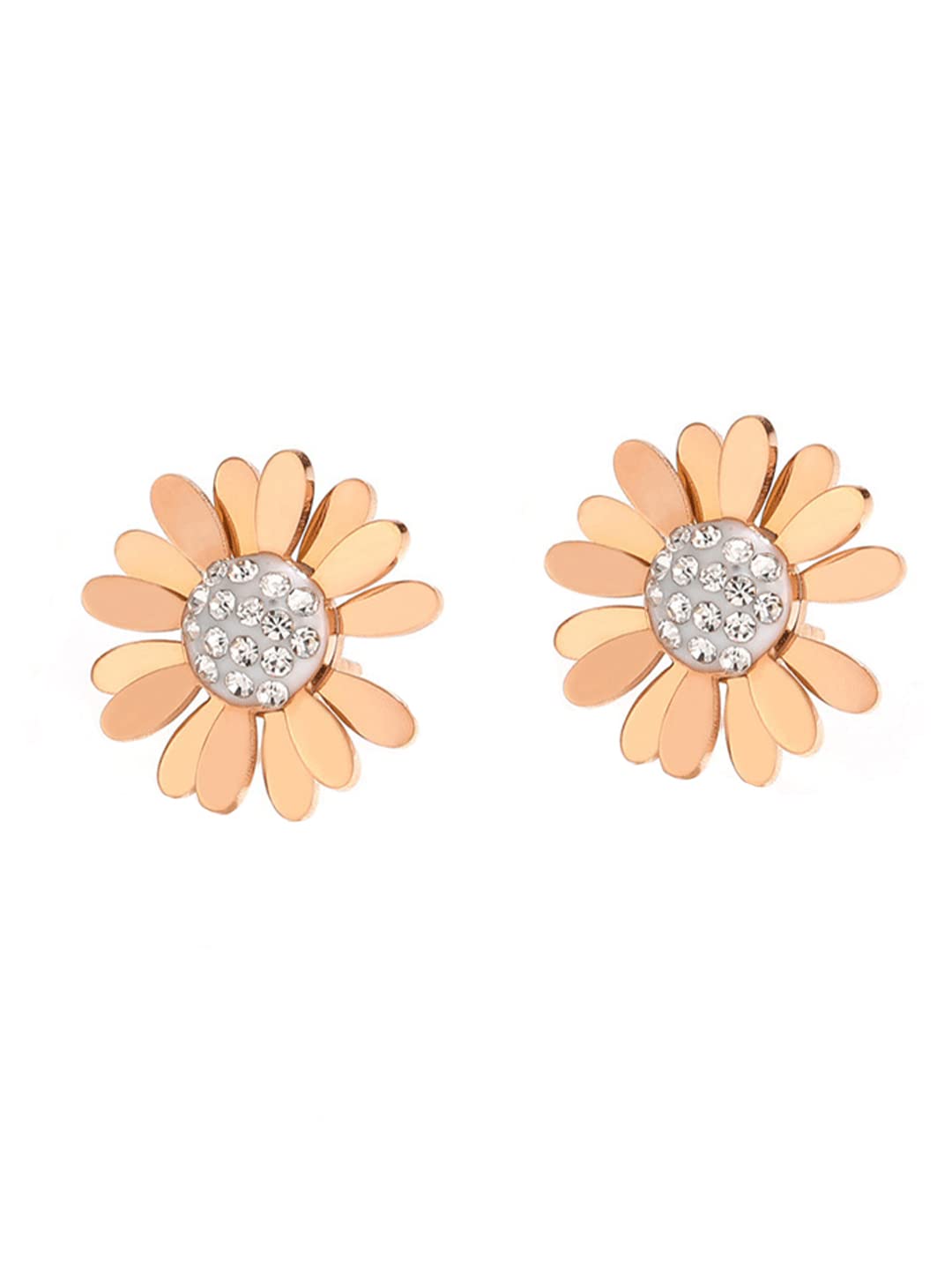 See full amazon price history chart for Yellow Chimes Stud Earrings for Women Western Rose Gold Plated Stainless Steel White Stone-Studded Floral Studs Earrings For Women and Girls Yellow Chimes Stud Earrings for Women Western Rose Gold Plated Stainless Steel White Stone-Studded Floral Studs Earrings For Women and Girls (B09P5856D2) Amazon Price History, Amazon Price Tracker