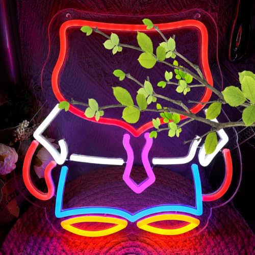Image of Cartoon Neon Sign Game Anime Anger Neon Sign for Wall Decor, Dimmable Modern Acrylic LED Sign for Bedroom Game Room Kids Room Party Decor Gifts for Boy 5V Usb