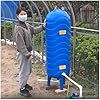 Pressure Tank for Well Pump Household, High Pressure Well Water Pressurized Storage Tank for Household, Fully Automatic Blue Vertical Pressure Well Water Tower, 50 100 120 150 200 250 L Capacity Water