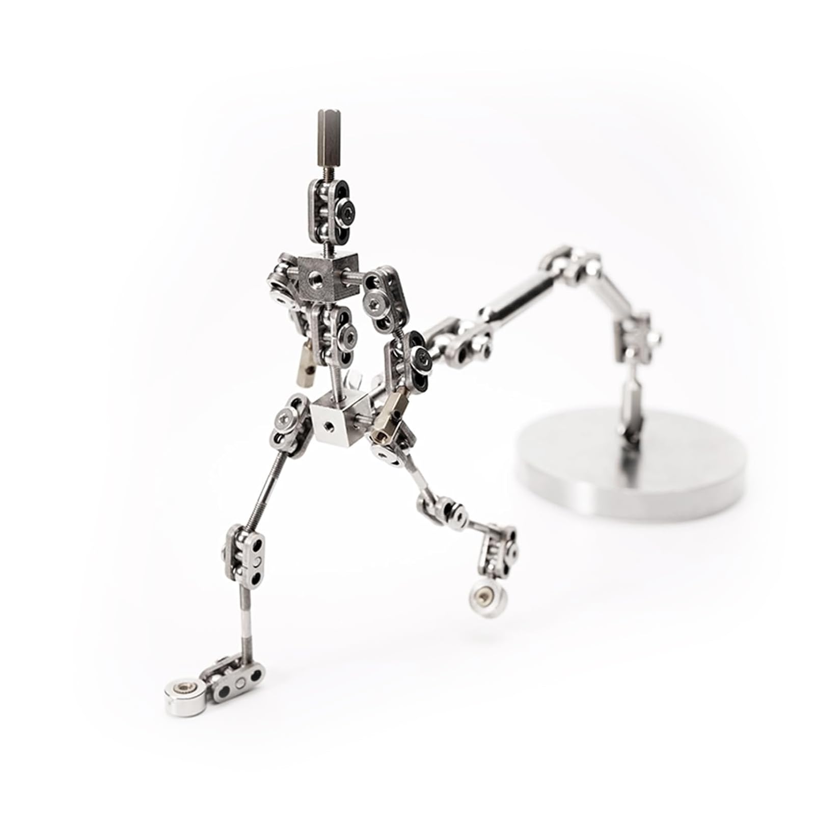 Armature Rigging System pour l'animation Stop Motion, Acier Inoxydable Rig Arm, DIY Stop Motion Armature Kits, 3-Stage Adjustment, pour Les débutants