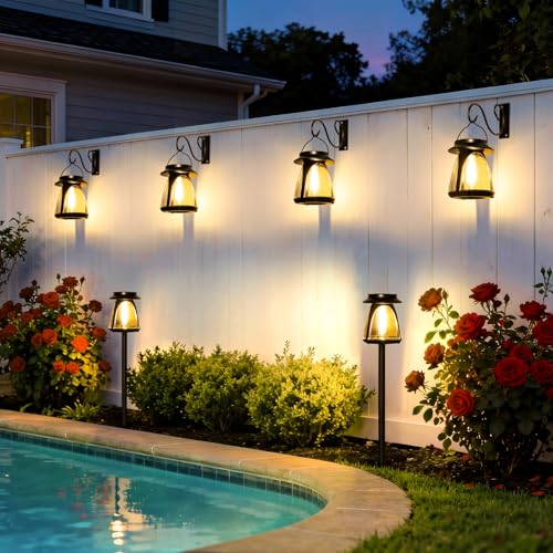 Lanterne Solaire Jardin LED IP44 2 Modes, PhilzOps