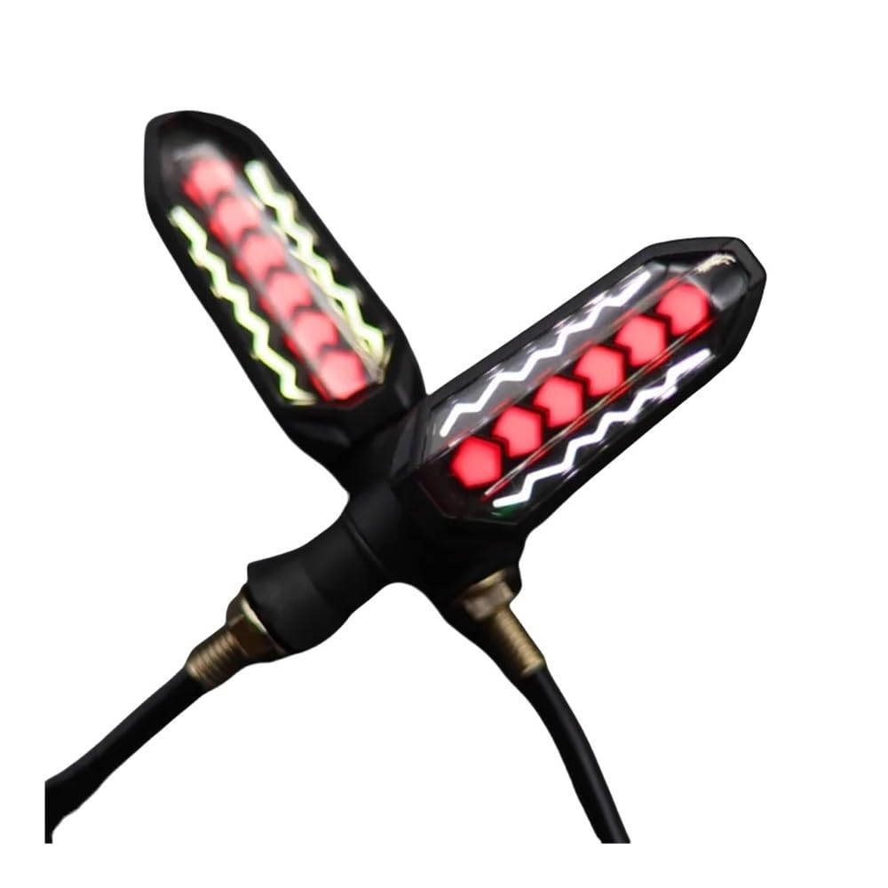 Indicatore direzione moto per moto LED lampeggiante 12V ABS luce