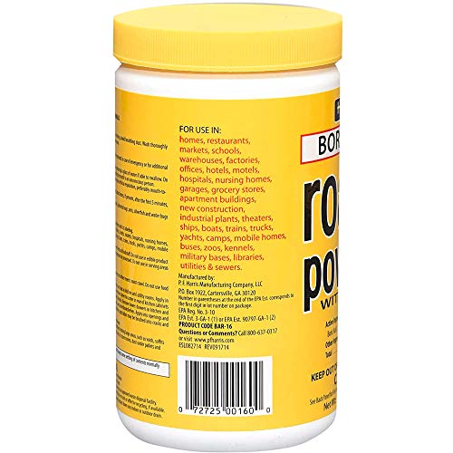 Harris Boric Acid Roach Killer Powder With Lure, 16Oz #TOP6