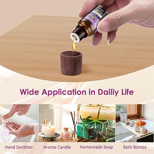 Essential Oils for Diffuser for Home, pankaji Diffuser Oil 20 * 10ML Essential Oils Set Gifts 100% Natural Aromatherapy Oils for Home Fragrance, Humidifier, Candle & Soap Making, Cleaning, Relaxing - Image 7
