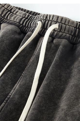 Pulcykp Men Retro Cotton Sport Pant Unisex High Street Loose Pants Trousers Casual Joggers Pants4