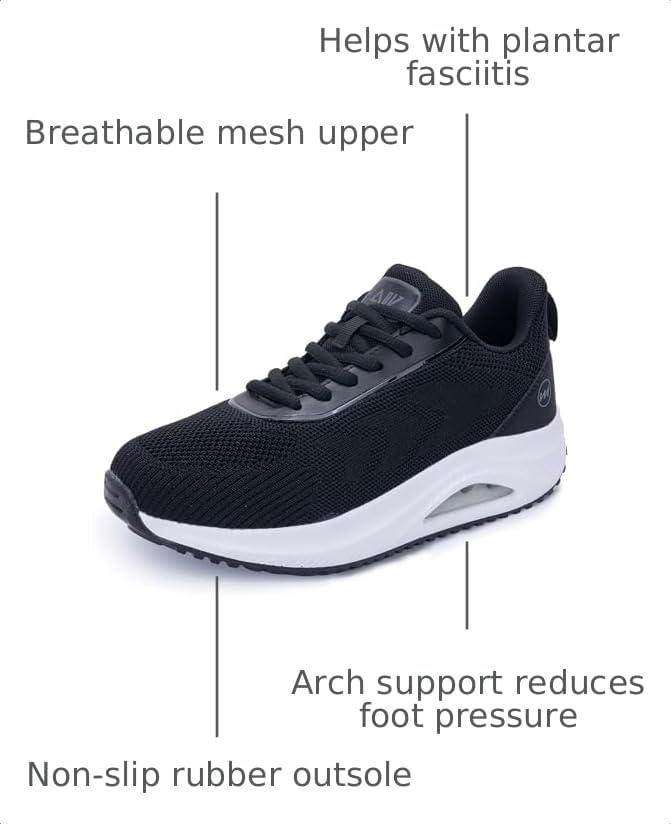 Image of Women's Sneakers Slip on Walking Tennis Shoes Easy to Wear