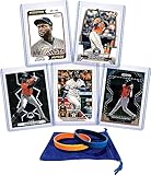 Yordan Alvarez (5) Assorted Baseball Cards Gift Pack - Houston Astros