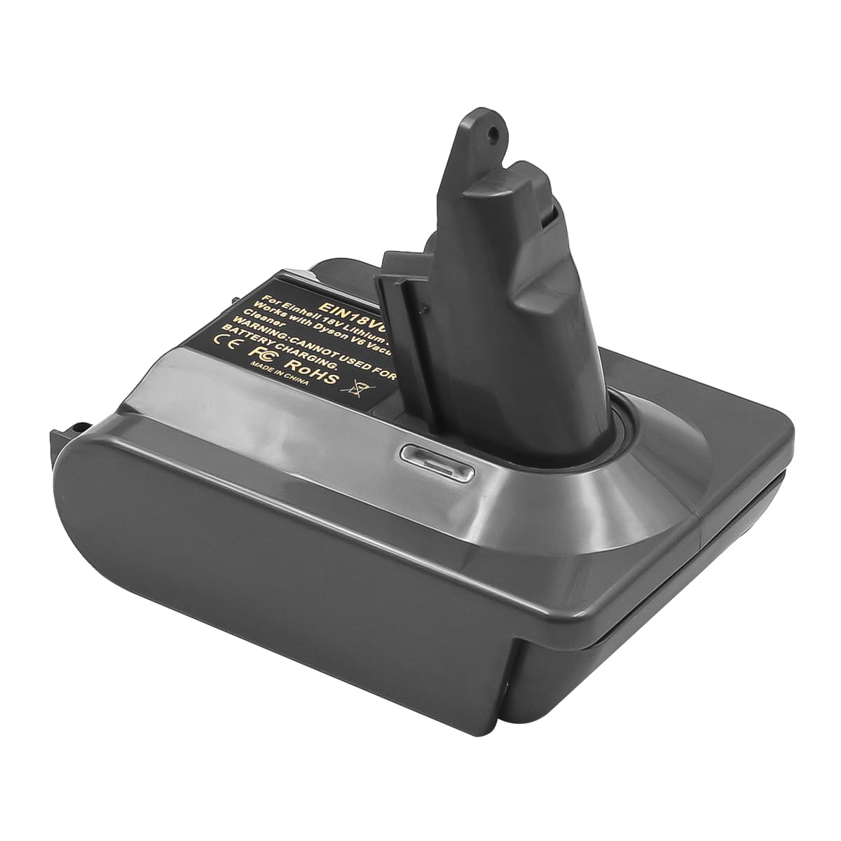ZONADAH V6 Adapter compatible with Einhell 18V Battery Converted to Replace for Dyson Battery Work for Dyson V6 Series Vacuum Cleaner Sweeper(Adapter only)