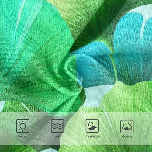 Cotton Toddler Girls Underwear Vibrant Ginkgo Leaves Green Teal Cute Panties Girl Animals Briefs Girls Undies 2t3