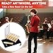 EPUICEK Alto Sax Reeds 2.5 – 10 Pack for Beginners & Students, Easy Blowing Practice Saxophone Reeds with Plastic Box & Velvet Bag, Soft Strength for Daily Use