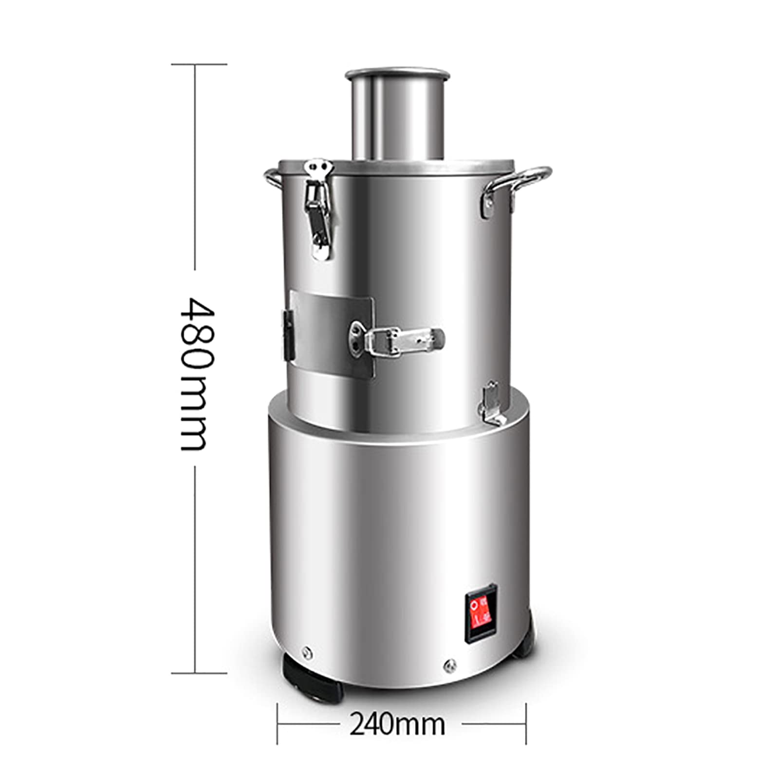 Machine à éplucher l'ail commerciale, éplucheur d'ail électrique 200 W, machine de séparation d'ail 30 kg/h, automatique puissante, rapide et économe en main d'œuvre, pour ménage, restaurant, barbecue