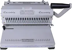 Encadernadora Perfuradora Para Trabalhos Em Wire-o 2x1 Papel Oficio Excentrix