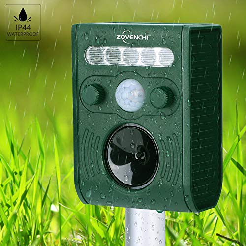 ZOVENCHI 1 Animals, Outdoor Solar Energy with LED Flash, with Motion sen, RC-511