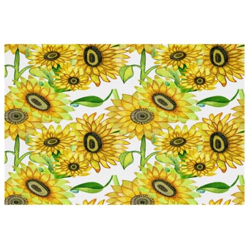 Set de table tournesol résistant à la chaleur pour protéger vos meubles - 2