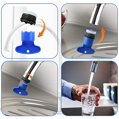 6Pcs Insert Faucet Aerator Cache Faucet Aerator With Key Removal Wrench Tool Tap Aerators Flow Restrictor Faucet Flow Restrictor Replacement Parts For Kitchen Or Bathroom (18.5 Mm/0.72Inch) #TOP3