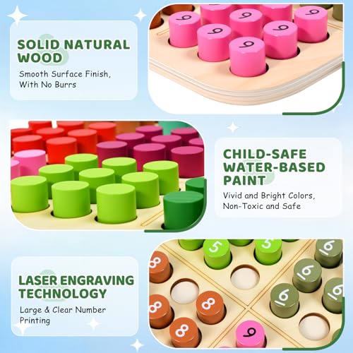 Juego de mesa Sudoku de madera para entrenar el cerebro miniatura 3
