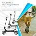 Ulip 100/55-6.5 Vacuum Tire for Dualtron Ultra 2 THUNDER II Kaabo Wolf Warrior Electric Scooter Tubeless Wider and Thicker Tires Non-Slip Spare Wheels for Scooter 2 PCS