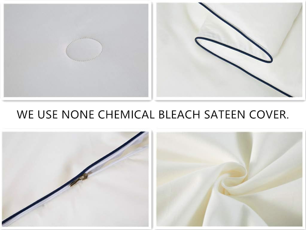 Silk Comforter King Filled with 100% Pure Mulberry Silk Allergy-Free SilkenBliss Duvet Comfortable for All Season