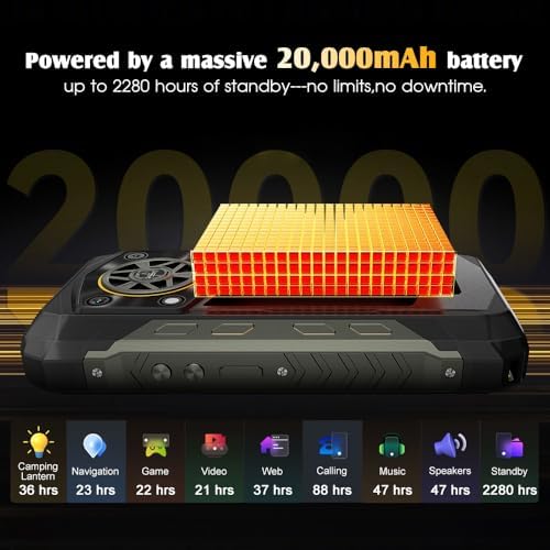 Blackview Rock 5 Smartphone 20000mAh Battery 6.78" 120Hz 108MP Camera - 4