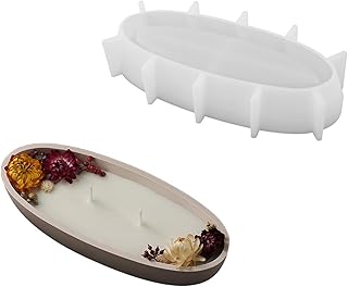 Candle Jar Silicone Mold, Cement Storage Tray, Concrete Candle Vessel, Dough Bowl Making Moulds, Succulent Plant Resin Pot Making Tool (CCM024-2)