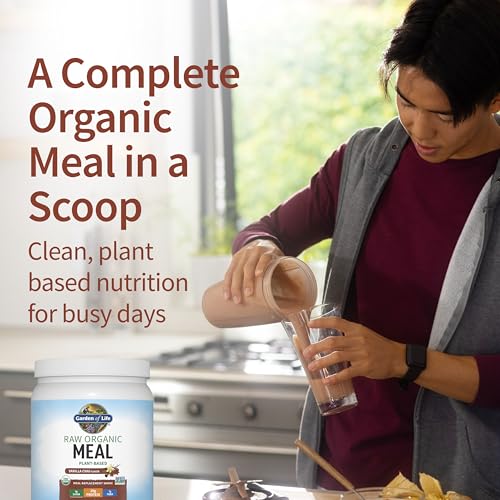 Image of Garden of Life Raw Organic Meal Protein Powder, Vanilla Chai, 14 Servings
