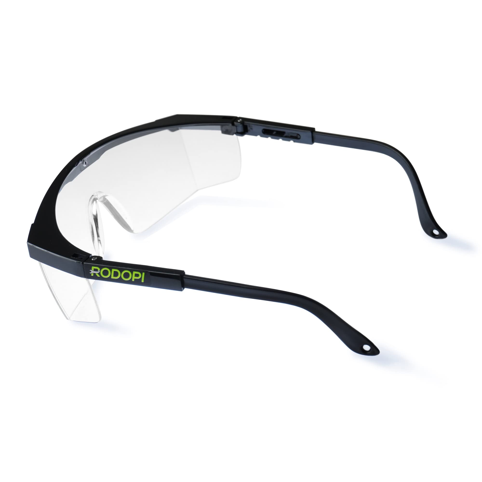 RODOPI ClearVision-FogX Schutzbrille verstellbar Sicherheitsbrille Anti Fog EN 166 1F Arbeitsschutzbrille Seitenschutz Überbrille Arbeit Labor Baustelle