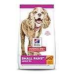 Hill's Science Diet Dry Dog Food, Adult 11+ for Senior Dogs, Small Paws, Chicken Meal, Barley & Brown Rice Recipe, 4.5 lb. Bag