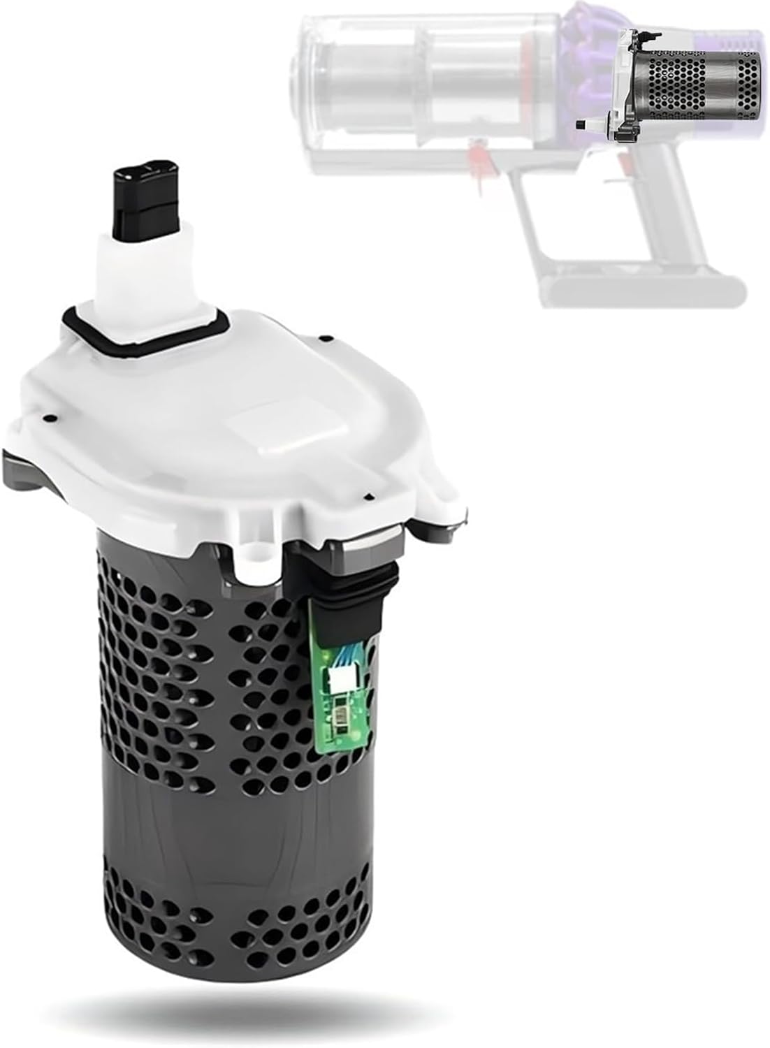 Motor Set Compatible For Dyson V10 SV12 Vacuum Cleaner Replacement Part Attachment, V10 Engine Motor Head Main Body Assembly with Screwdriver Set and Post Filter