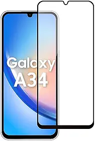 Película Protetora de Cerâmica para Samsung Galaxy A34 – Anti-Riscos, Alta Sensibilidade, Cobertura Total