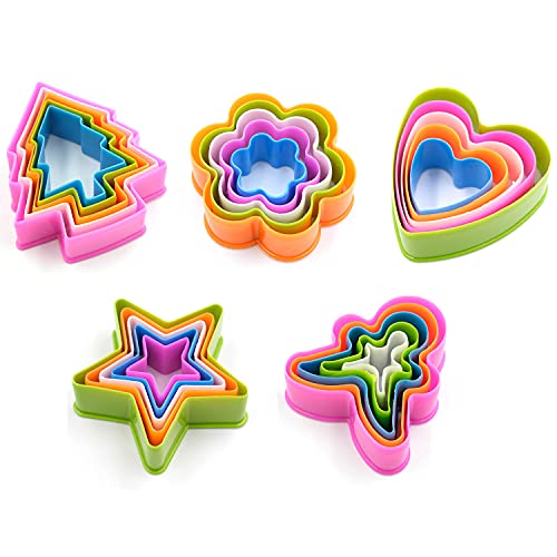 Mayata 5 Set (5pcs/6pcs/Set) random style Cookie Cutter Cake Mold Biscuit Fondant DIY Cake Kitchen Cooking Kitchen Baking Tools Cake Cookie Mold Biscuit