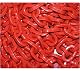 Absperrkette Metall Seilwerk Stanke 8mm Vierkantkette in Rot