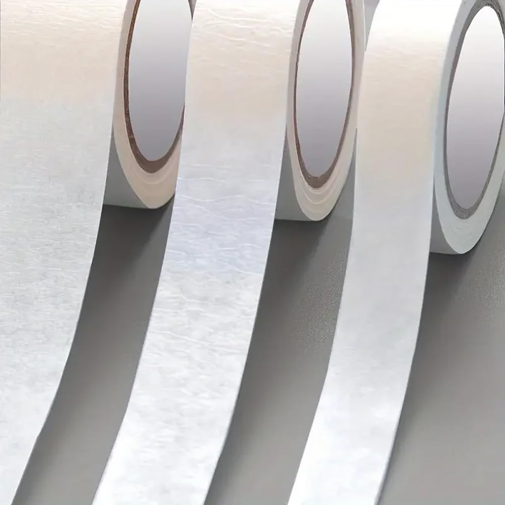Cinta Adhesiva Blanca Para Pintores Y Manualidades Domésticas | 40mm x 50m,Uso General, Fácil De Despegar, Baja Adherencia