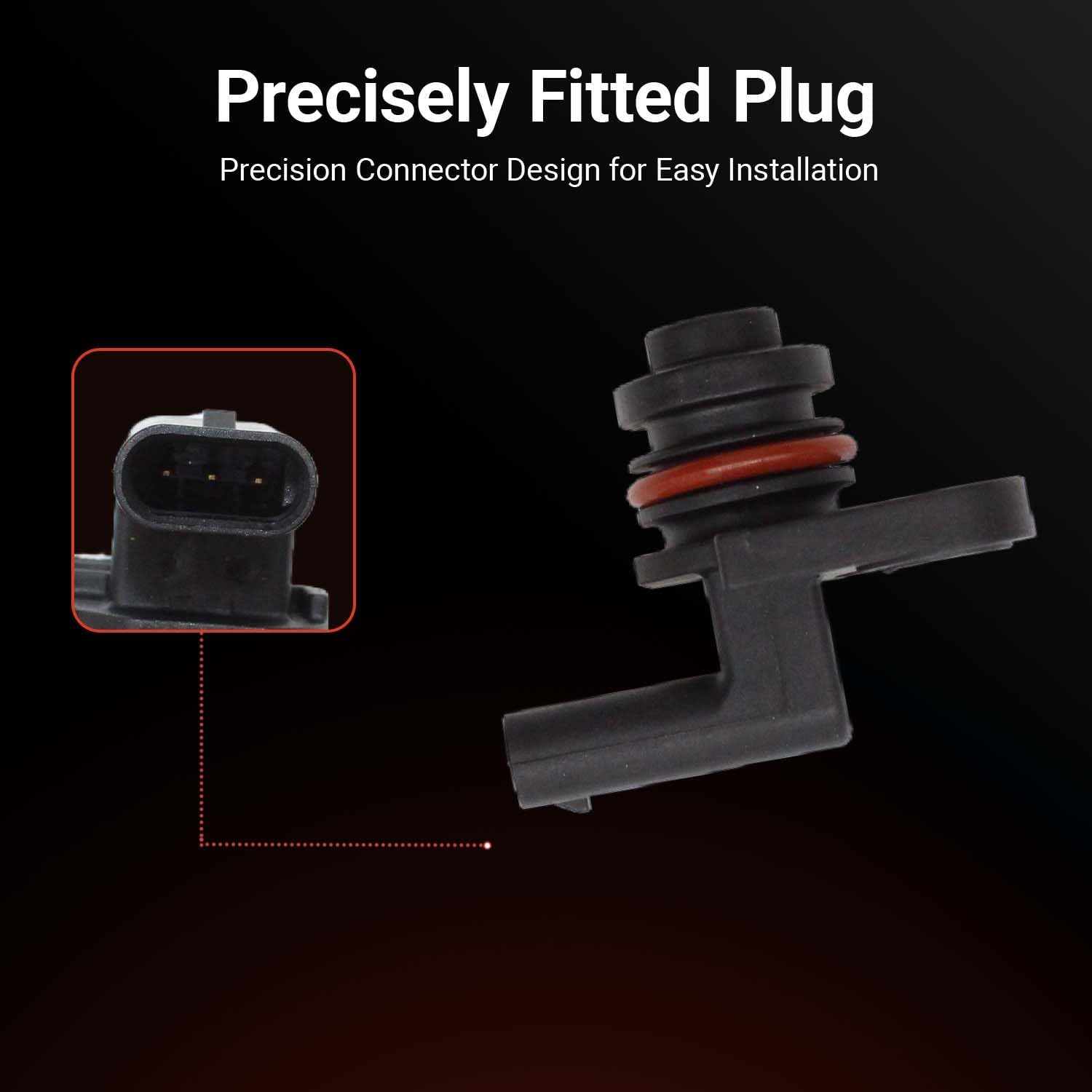 camshaft Position Sensor 12638266 Compatible with Chevy Malibu Impala Camaro Colorado Cadillac CTS ATS CT6 Buick Regal GMC Canyon Replaces PC1006 25185281 CMP3041 (2 Pack)