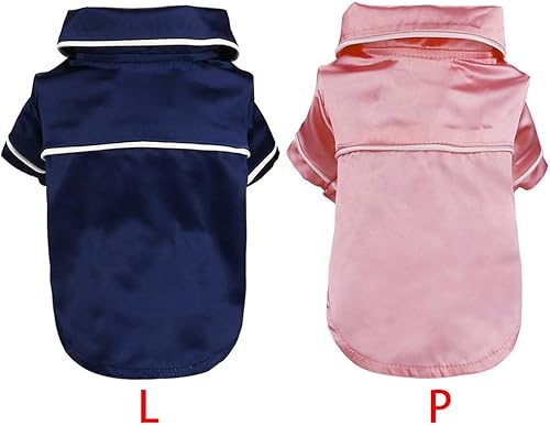 Miniatura 2 de Mallyu Suministros para mascotas Ropa para mascotas Pijama de Bulldog Francés de Seda Suave Pijama para Perros Pequeños Shih Tzu Cachorro Gato Ropa