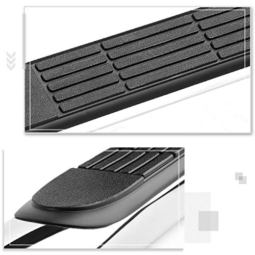 Estribos redondos cromados acero inox 3 pulg Ford F150 miniatura 4