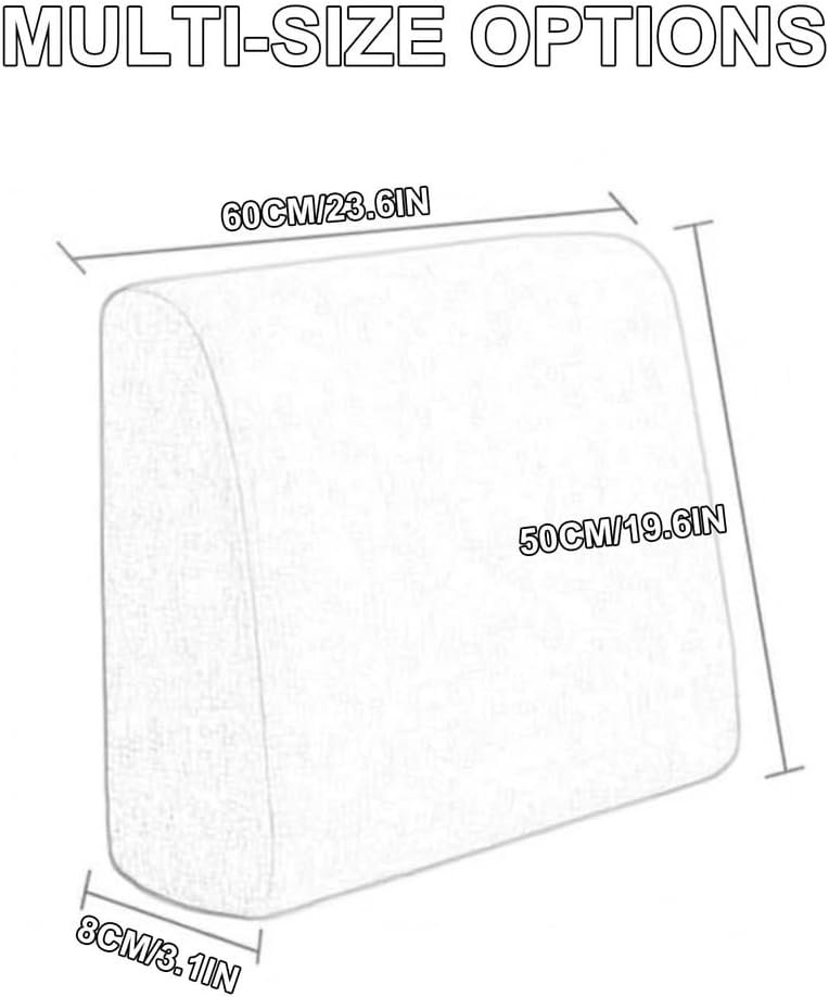 イエロー,60x50x8cm,ソファマット 高密度フォームパッド 単色 読書用枕 取り外し可能なポジショニングサポートクッション ウ