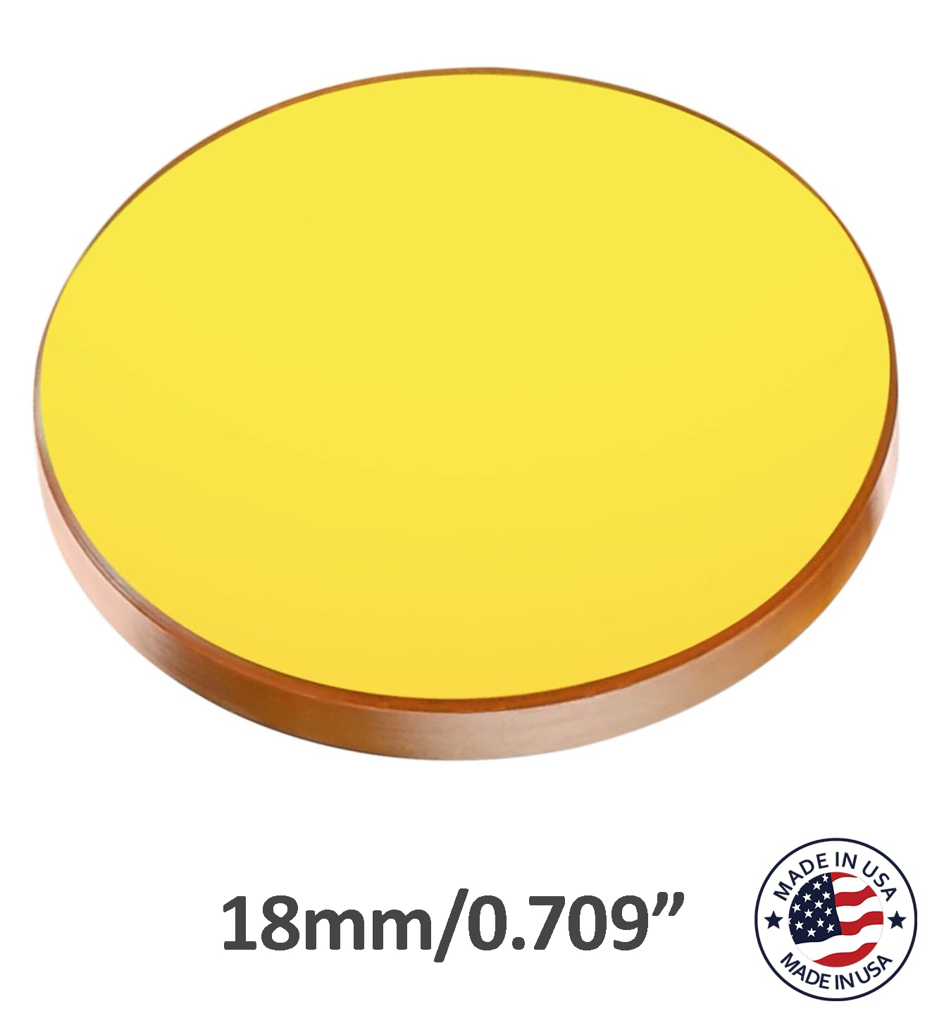 American Photonics ZnSe Focus Lens 15mm Dia 1.5mm Edge Thickness Trotec Speedy 100 by APC C02 laser 10.6um (38.1mm(1.5