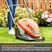 Flymo EasiGlide 330V Hover Collect Rasenmäher - 1700W Motor, 33cm Schnittbreite, 20L Grasbox, flach zusammenklappbar, 10m Kabellänge, Orange und Grau