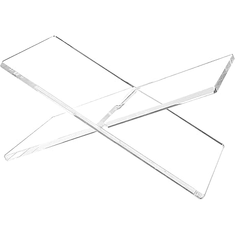 Clear Cookbook Stand for Display