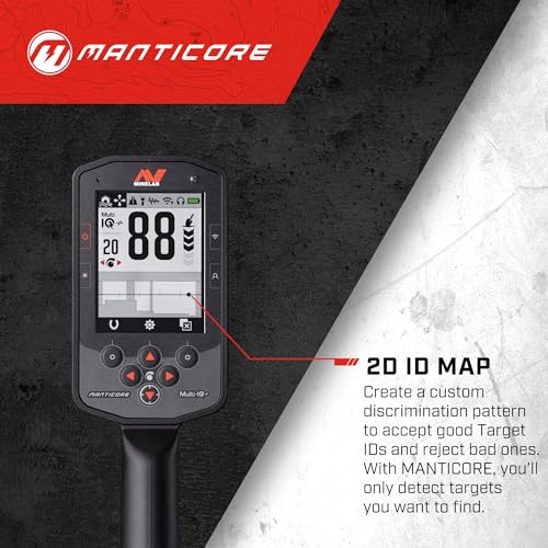Image of MINELAB MANTICORE Metal Detector Professional Bundle for Adults with PRO-FIND 40 Waterproof Pinpointer & Universal Metal Detector Carry Bag