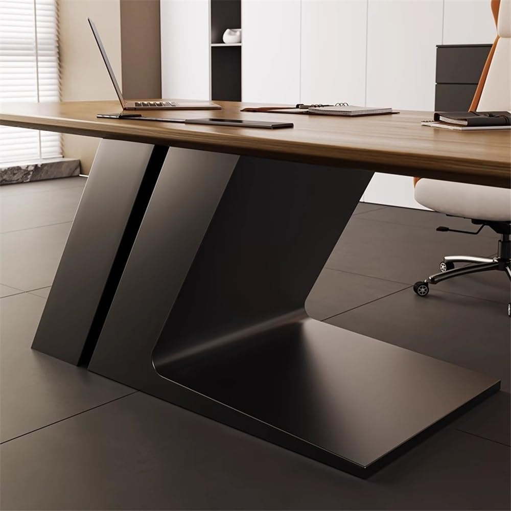 Acrittura Scrivania direzionale con piano in legno di frassino e creativa(S)
