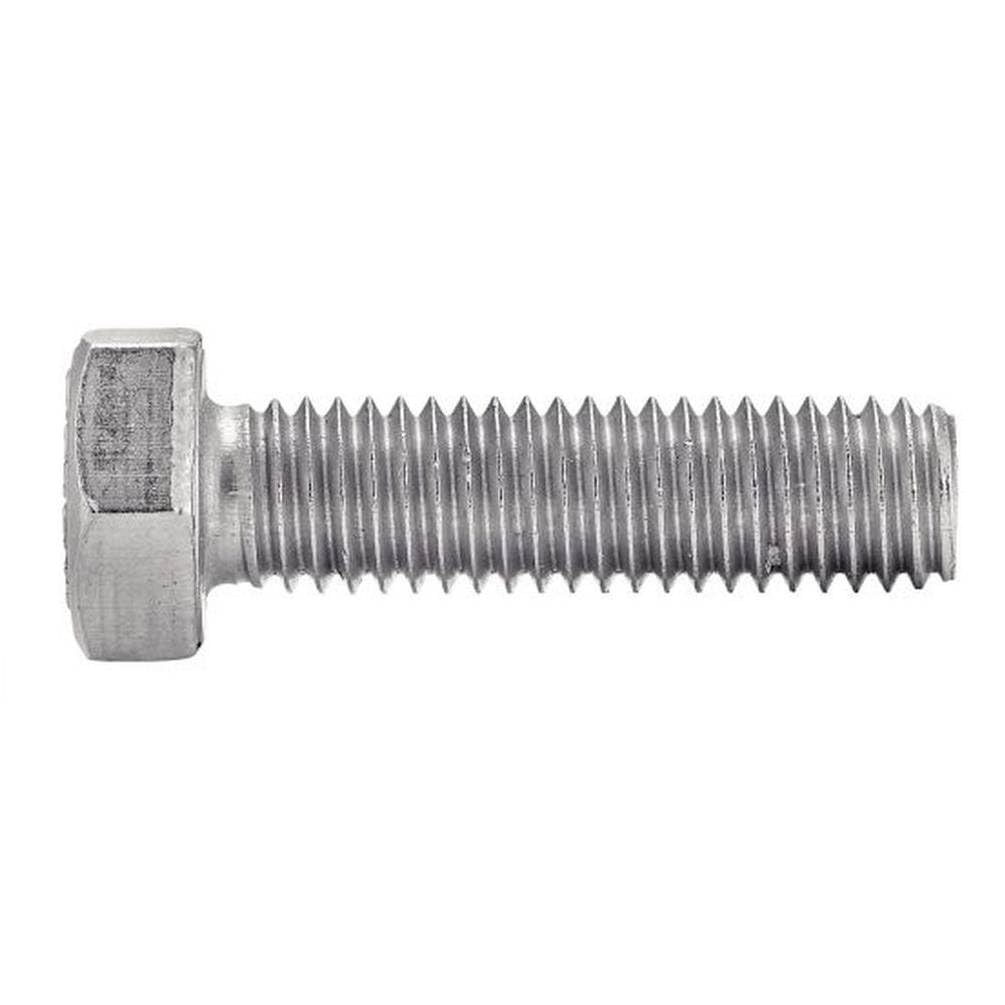 D-Work - Lote de 100 tornillos para metales, cabeza hexagonal (6 x 110 mm, DIN 933, acero inoxidable, A4, 6 x 110 mm)