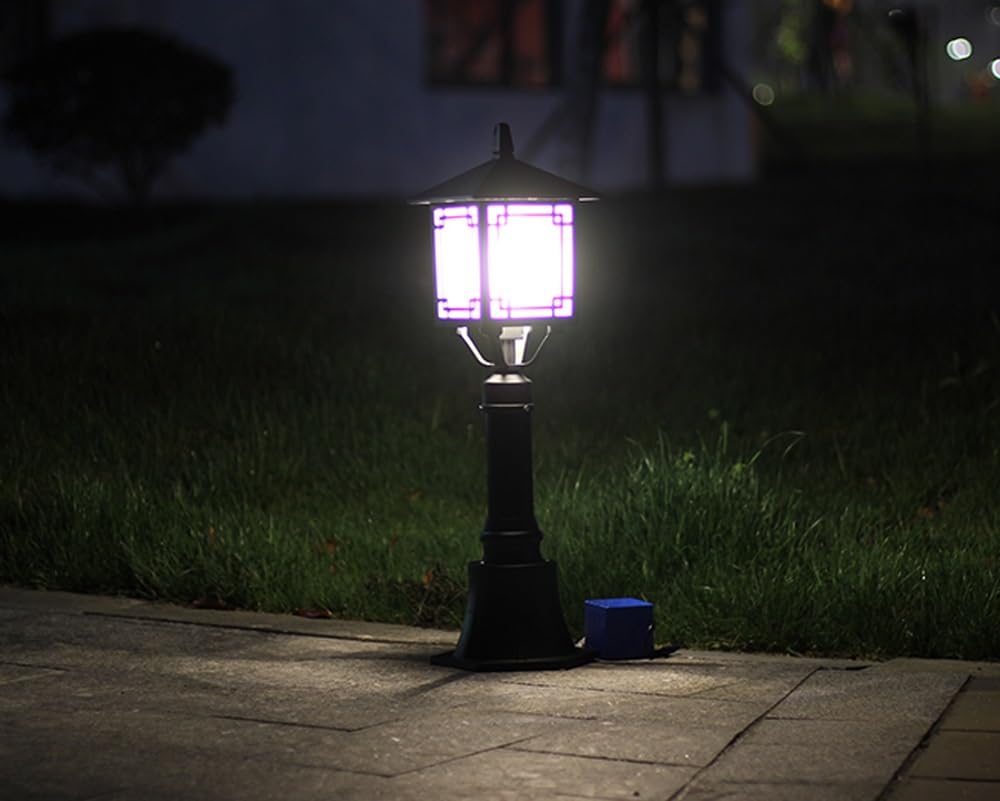 Europejska lampa słupowa
