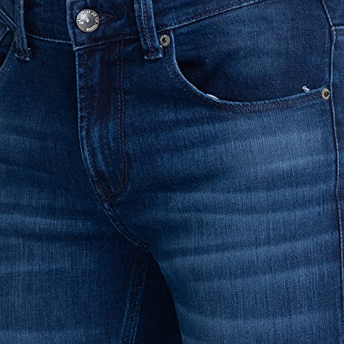 Image of Spykar Men's Skinny Fit Low-Rise Casual Jeans