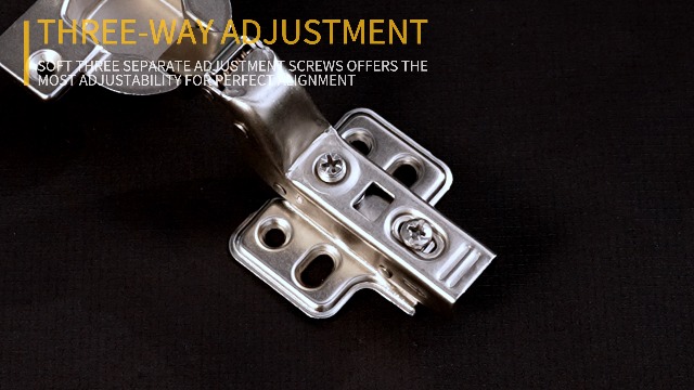 Luokim 2 Pcs 40mm Cup Inset Soft Close Cabinet Hinges Only for
